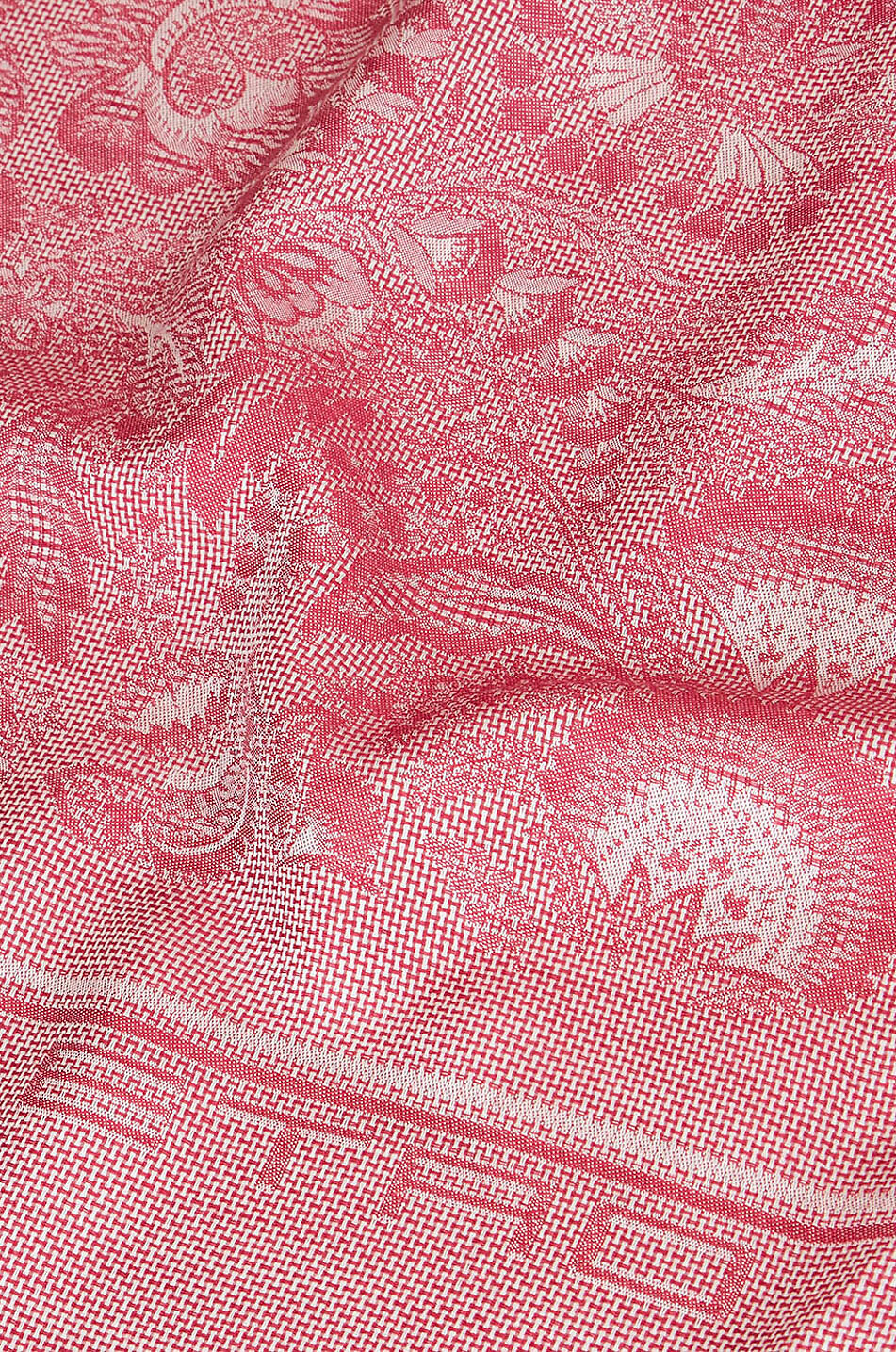 ETRO Jacquard-Schal mit Paisley-Bouquets Damen ROSA 3