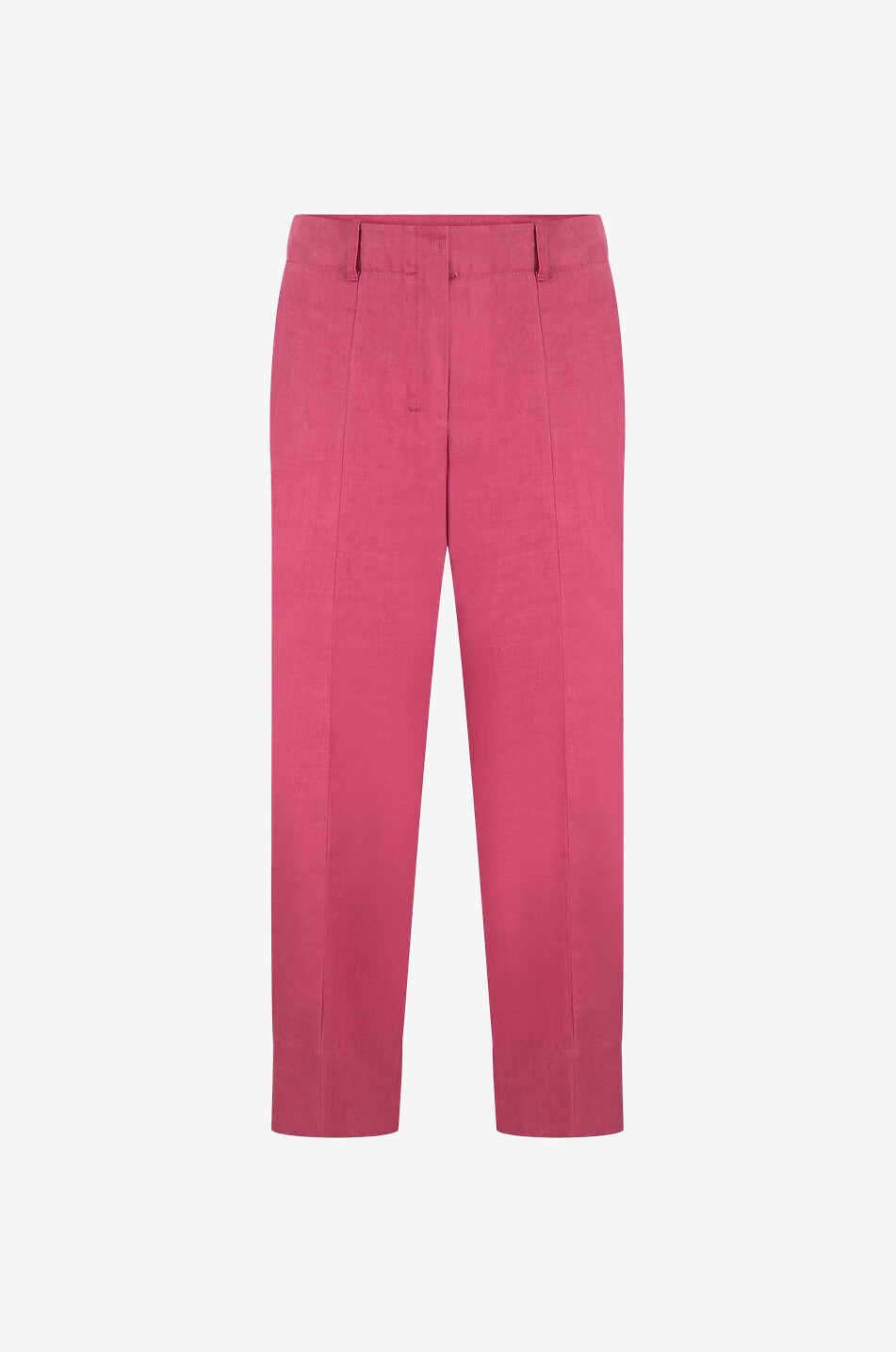 Leinenhose mit hohem Bund und weitem Bein Rebecca