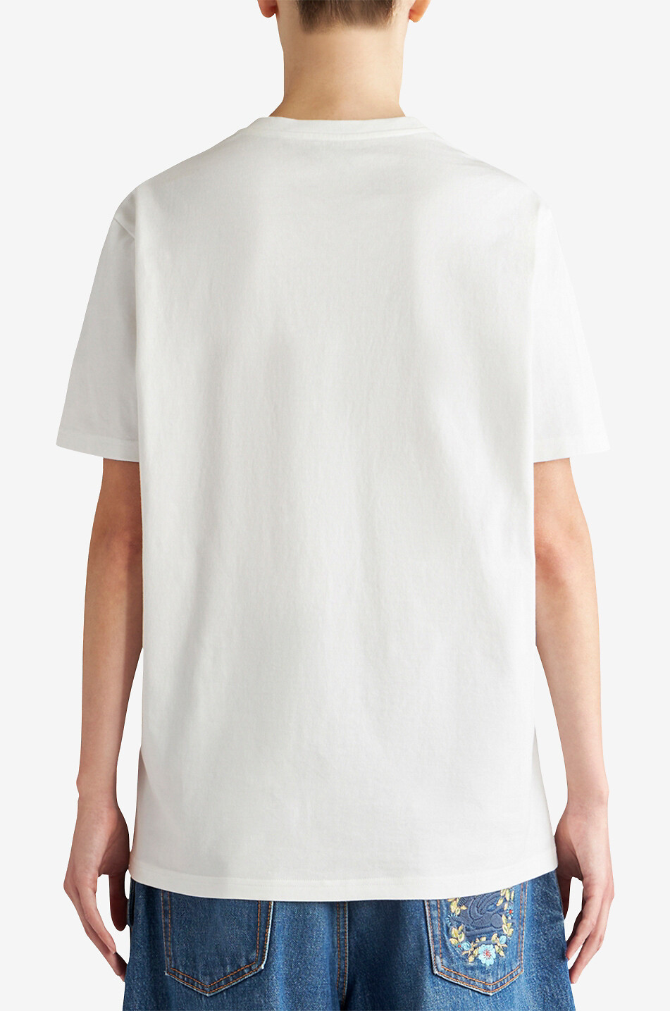 T-shirt à manches courtes brodé Floral Pegaso
