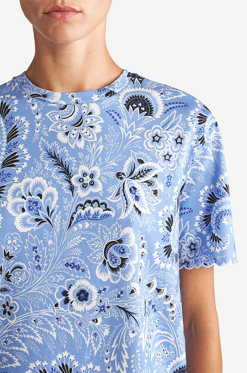 T-shirt à manches courtes imprimé Bandana Bouquet