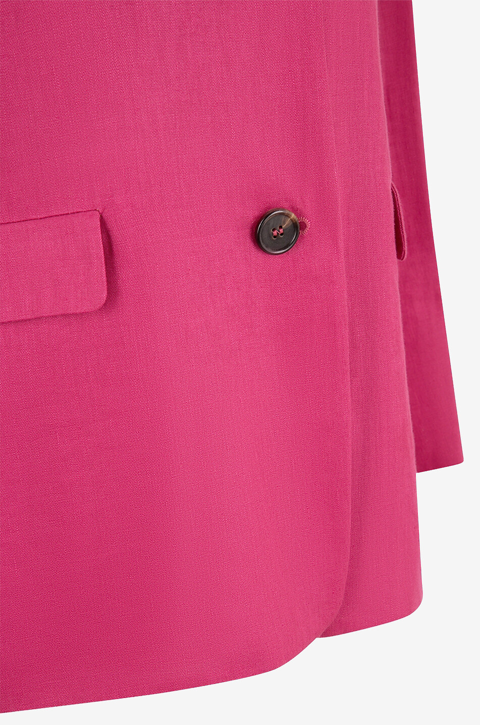 'S MAX MARA Sofia single-breasted linen blazer Women PINK 3