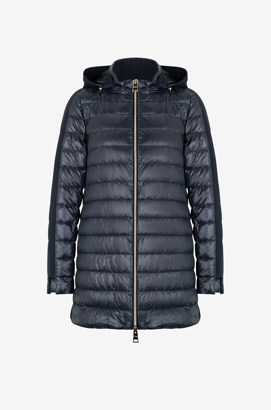 Leichter A-förmiger Materialmix-Parka Ultralight