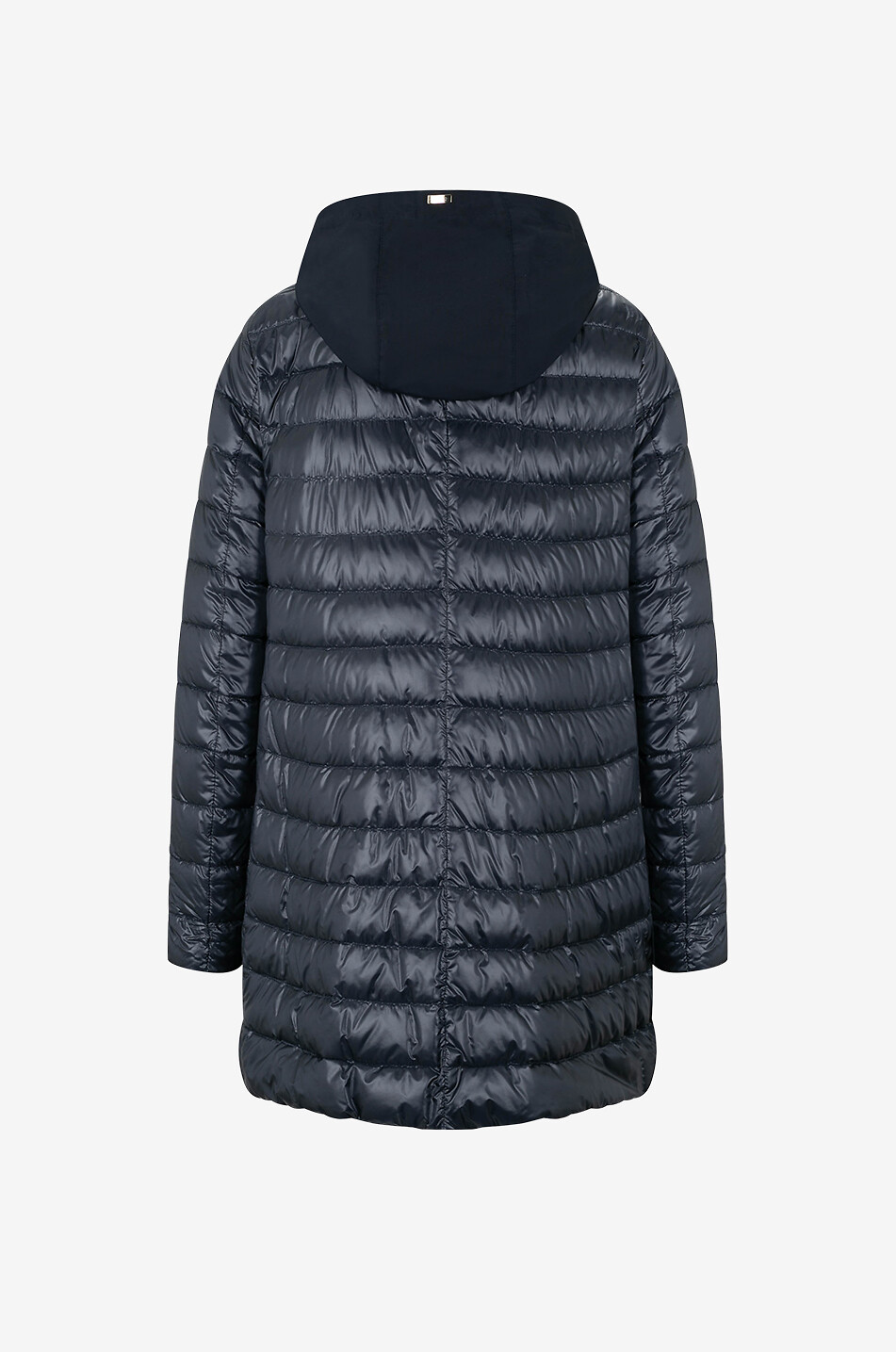 Leichter A-förmiger Materialmix-Parka Ultralight