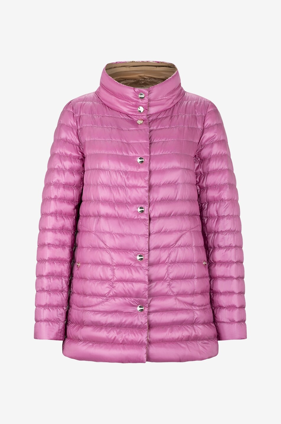 HERNO Doudoune réversible forme trapèze Ultralight Femme CAMEL 2