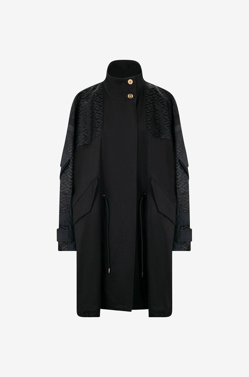 Leichter Jacquard-Parka La Greca