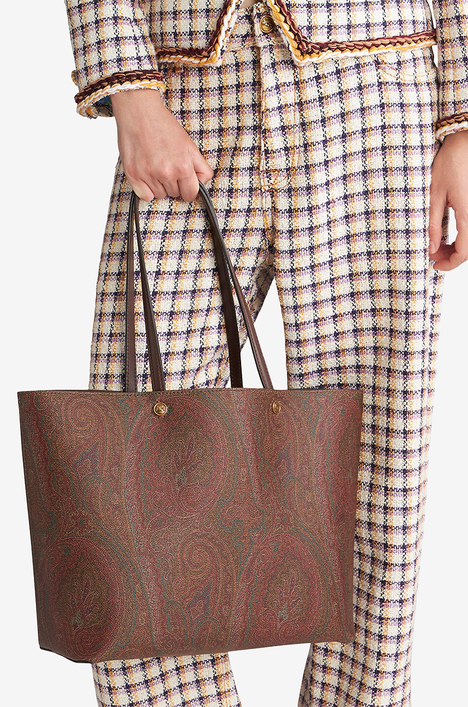 Essential Large Paisley jacquard tote bag ETRO Bongenie