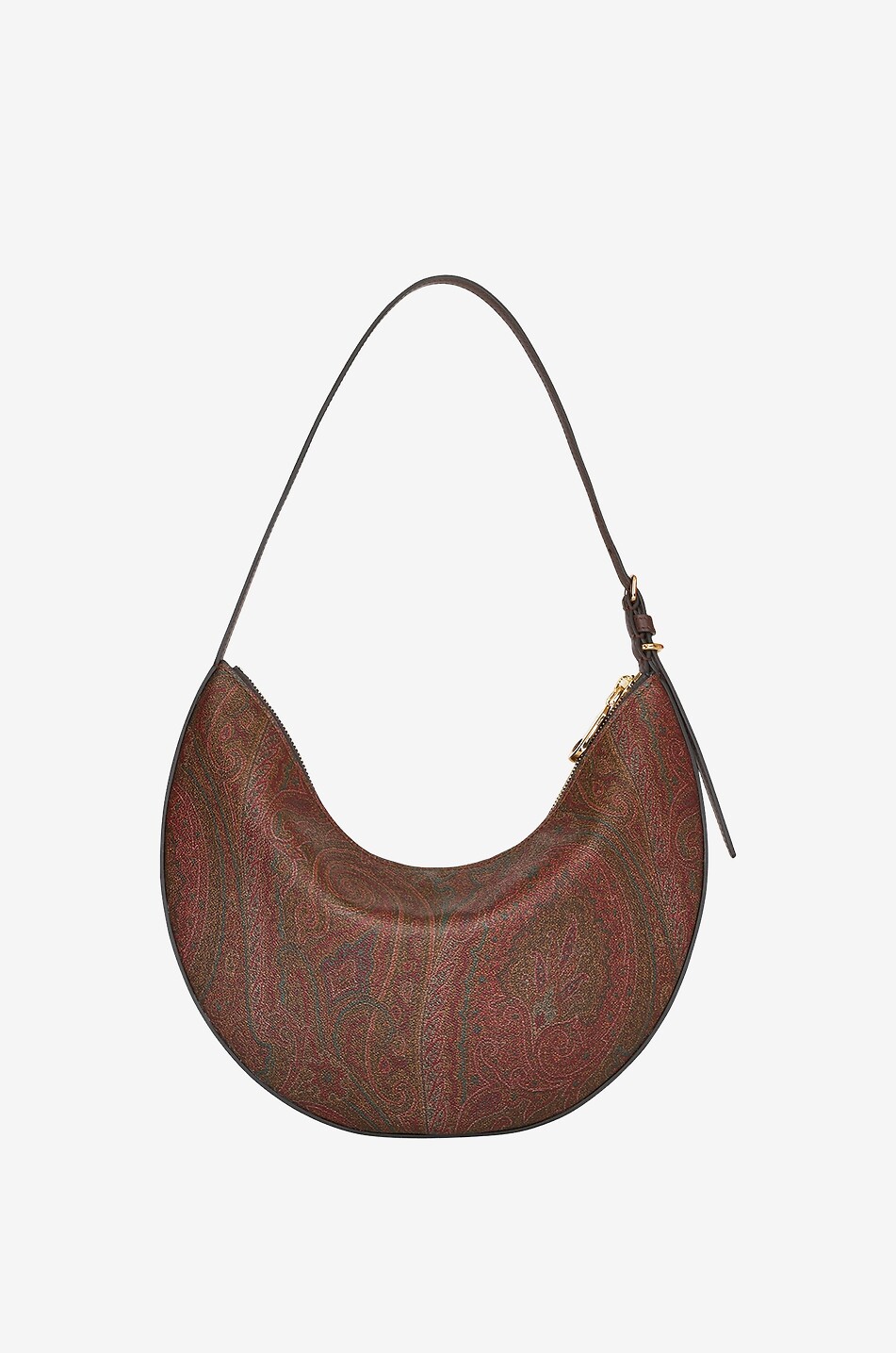 ETRO Essential Medium Paisley jacquard hobo bag Women BROWN 4