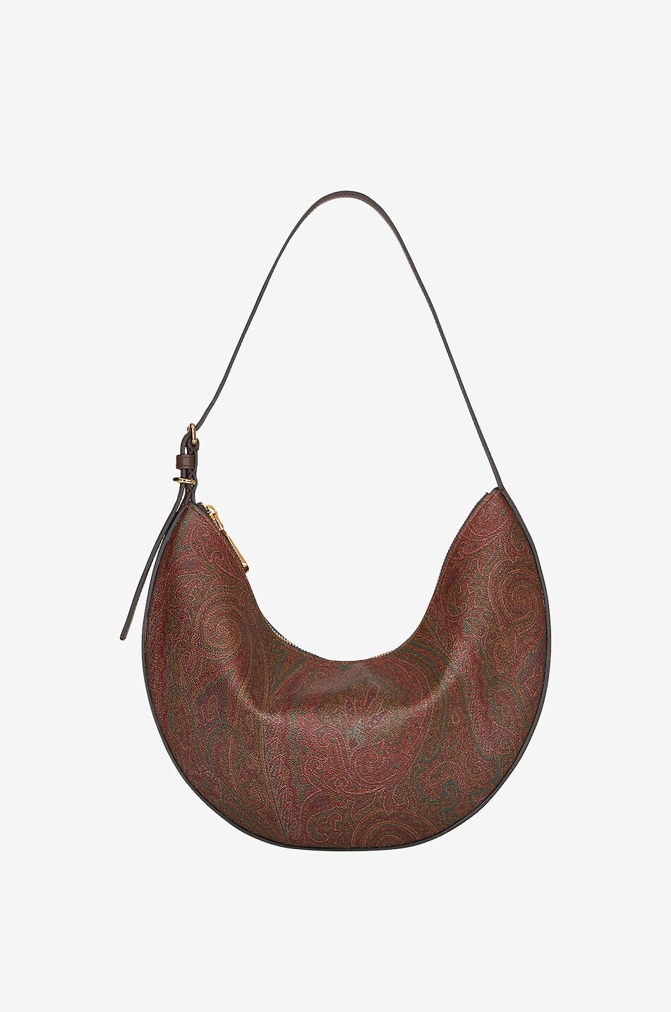 ETRO Essential Medium Paisley jacquard hobo bag Women BROWN 1