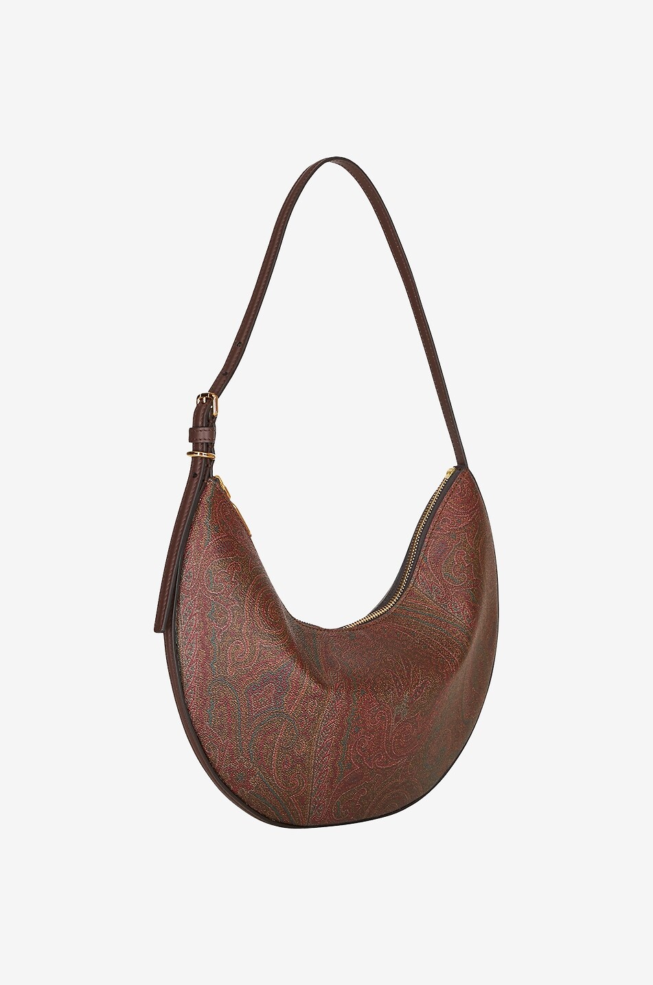 ETRO Essential Medium Paisley jacquard hobo bag Women BROWN 2