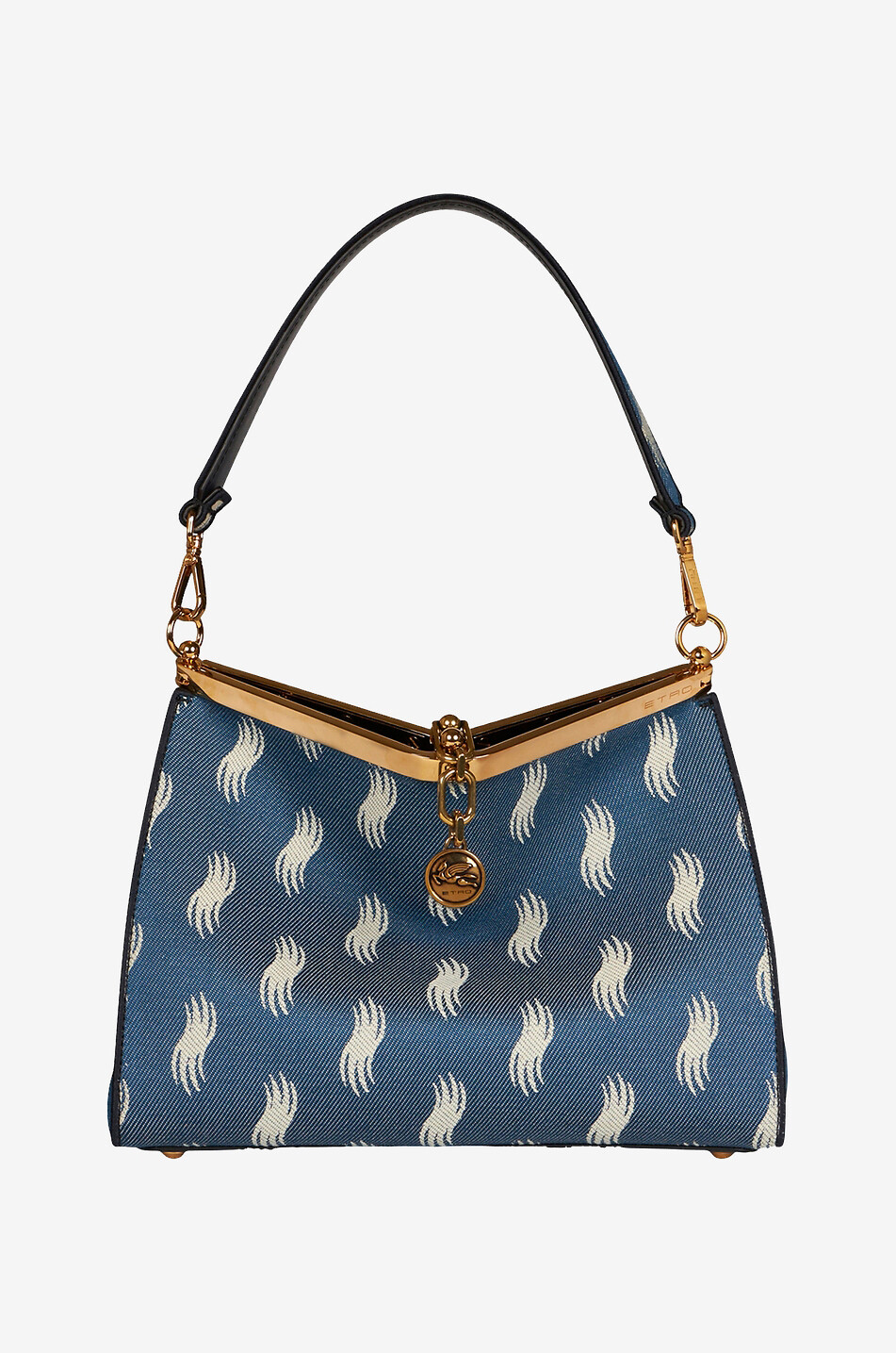 Sac porté épaule en jacquard Vela Medium