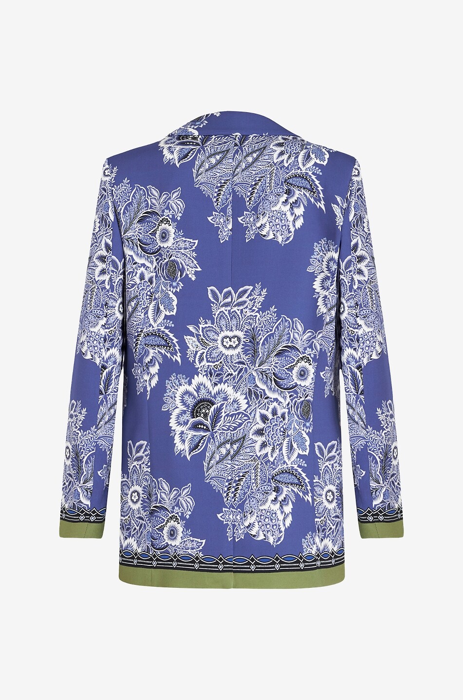 Gerader Cady-Blazer mit Print Bandana Bouquet