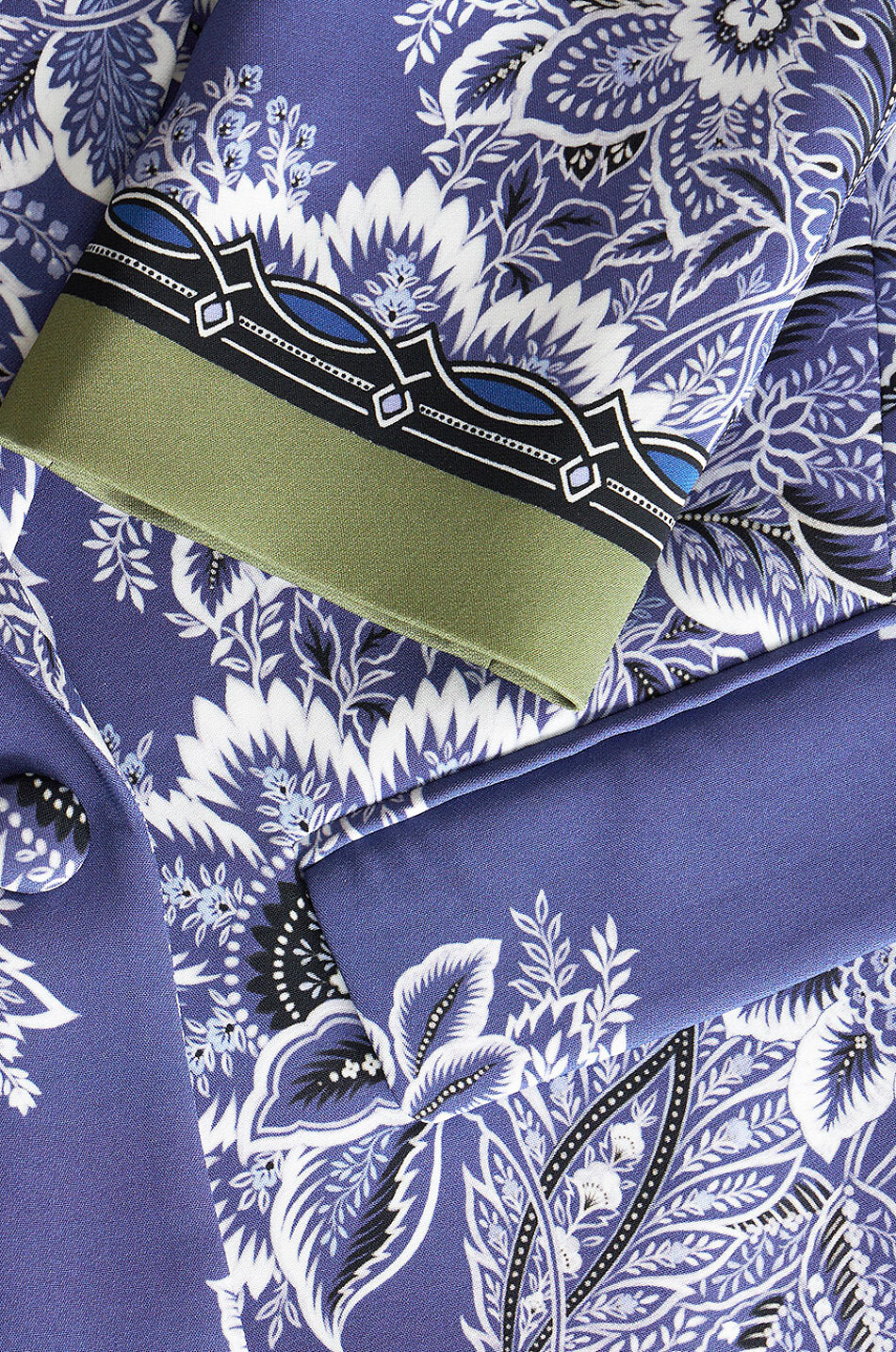 Gerader Cady-Blazer mit Print Bandana Bouquet