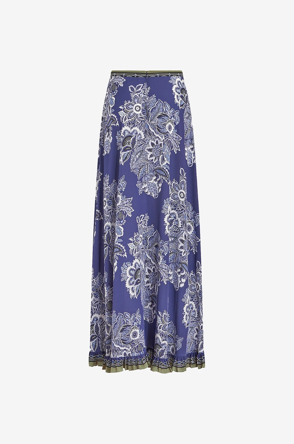 ETRO Bouquet Bandana long silk skirt Women MULTI COLOURED 2