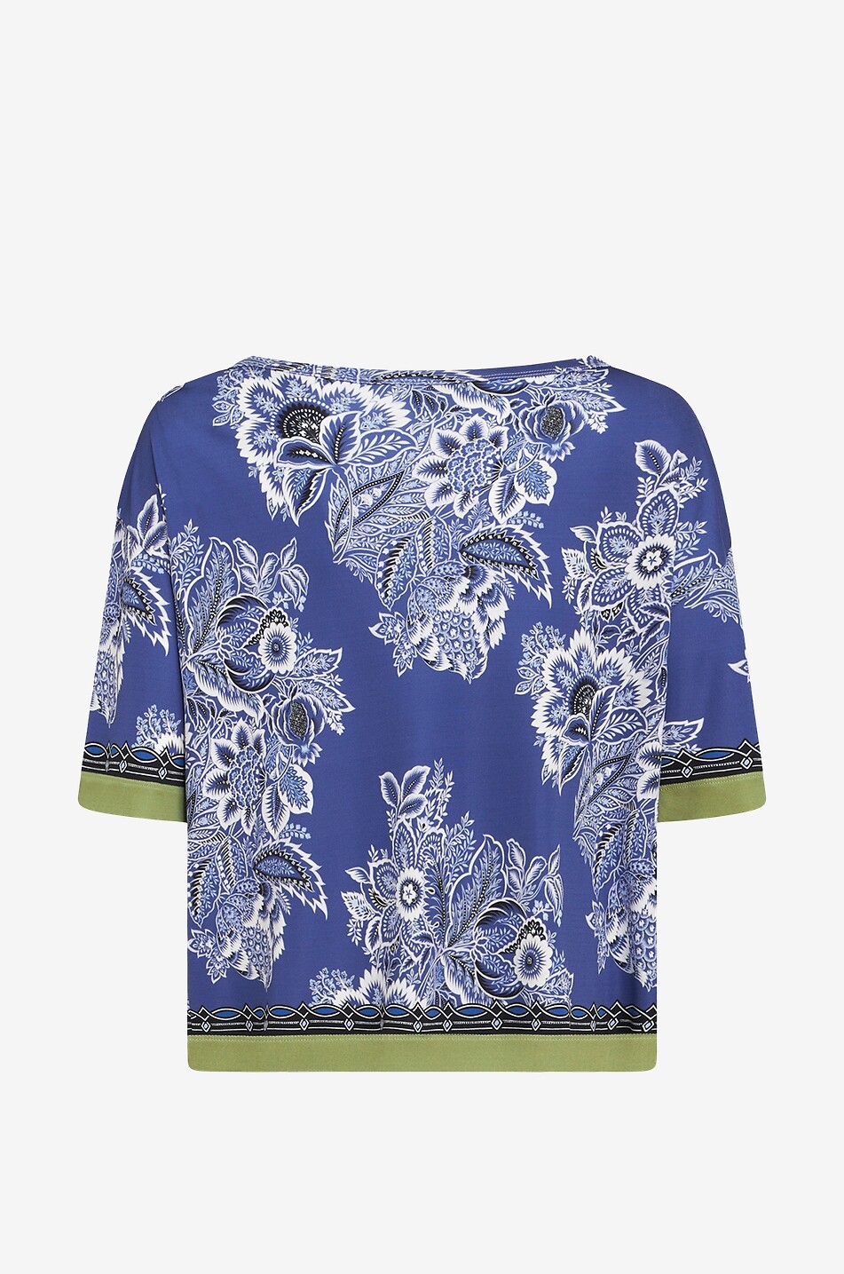 ETRO Bouquet Bandana loose short-sleeved top with round neckline Women MULTI COLOURED 2