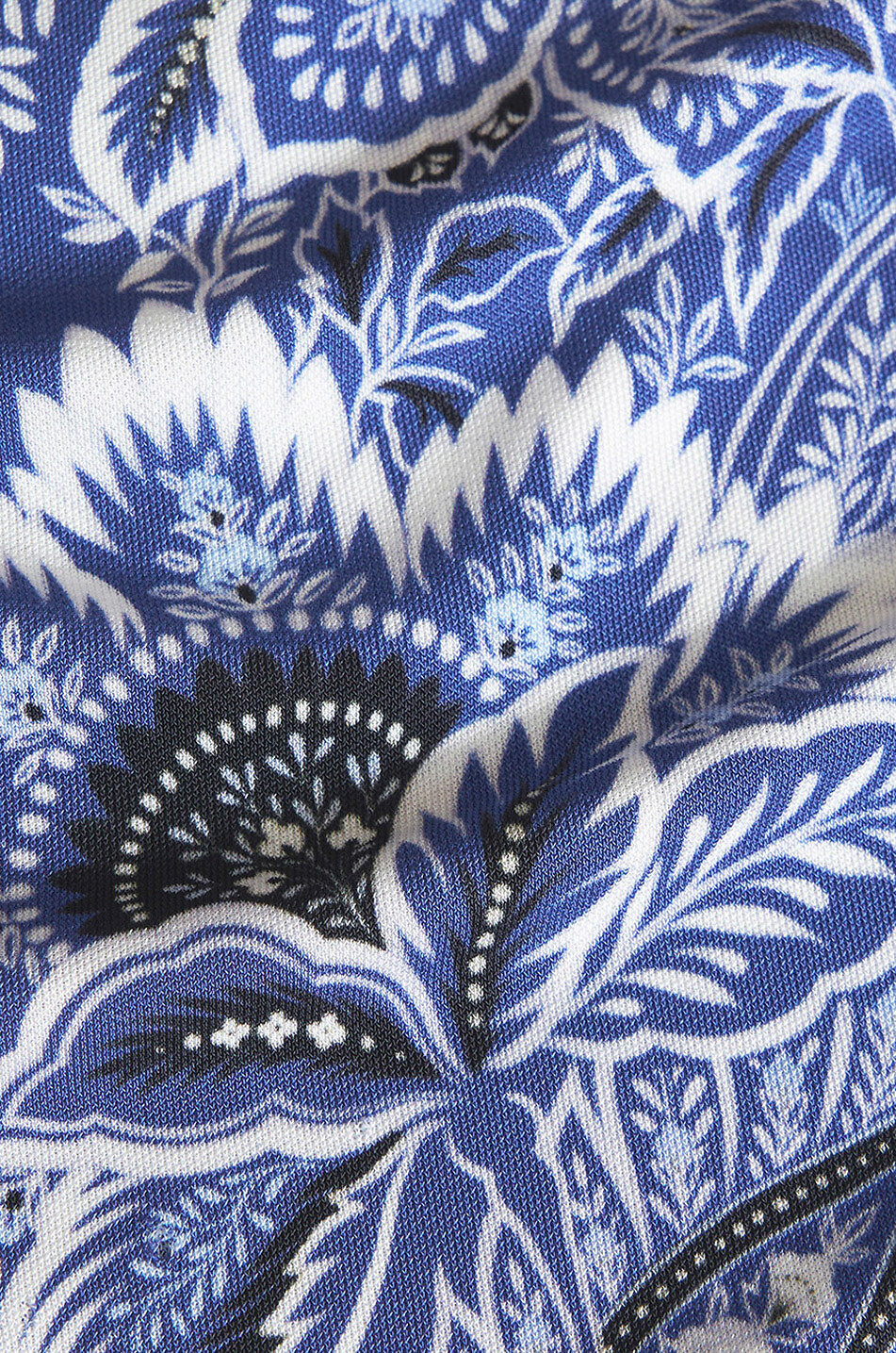 Bouquet Bandana loose short-sleeved top with round neckline