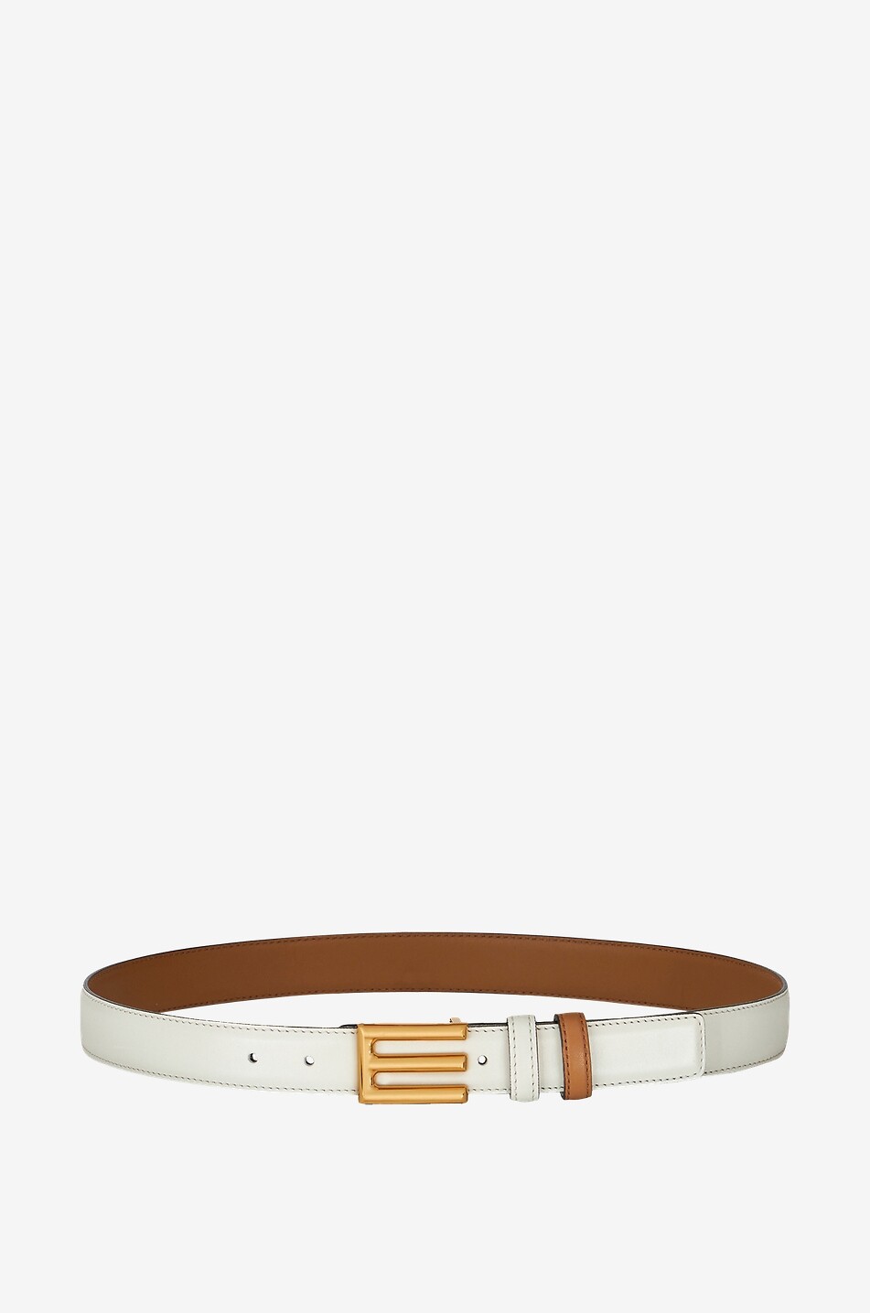 ETRO Wendbarer Ledergürtel mit Monogrammschnalle - 30 mm Damen CREMEFARBEN 1