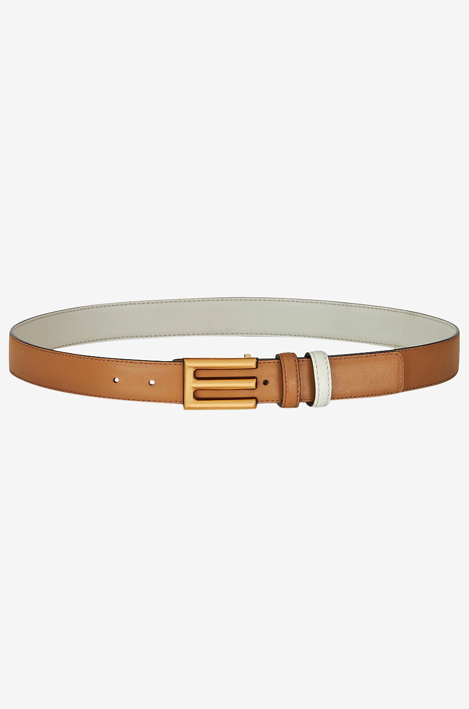 ETRO Wendbarer Ledergürtel mit Monogrammschnalle - 30 mm Damen CREMEFARBEN 4