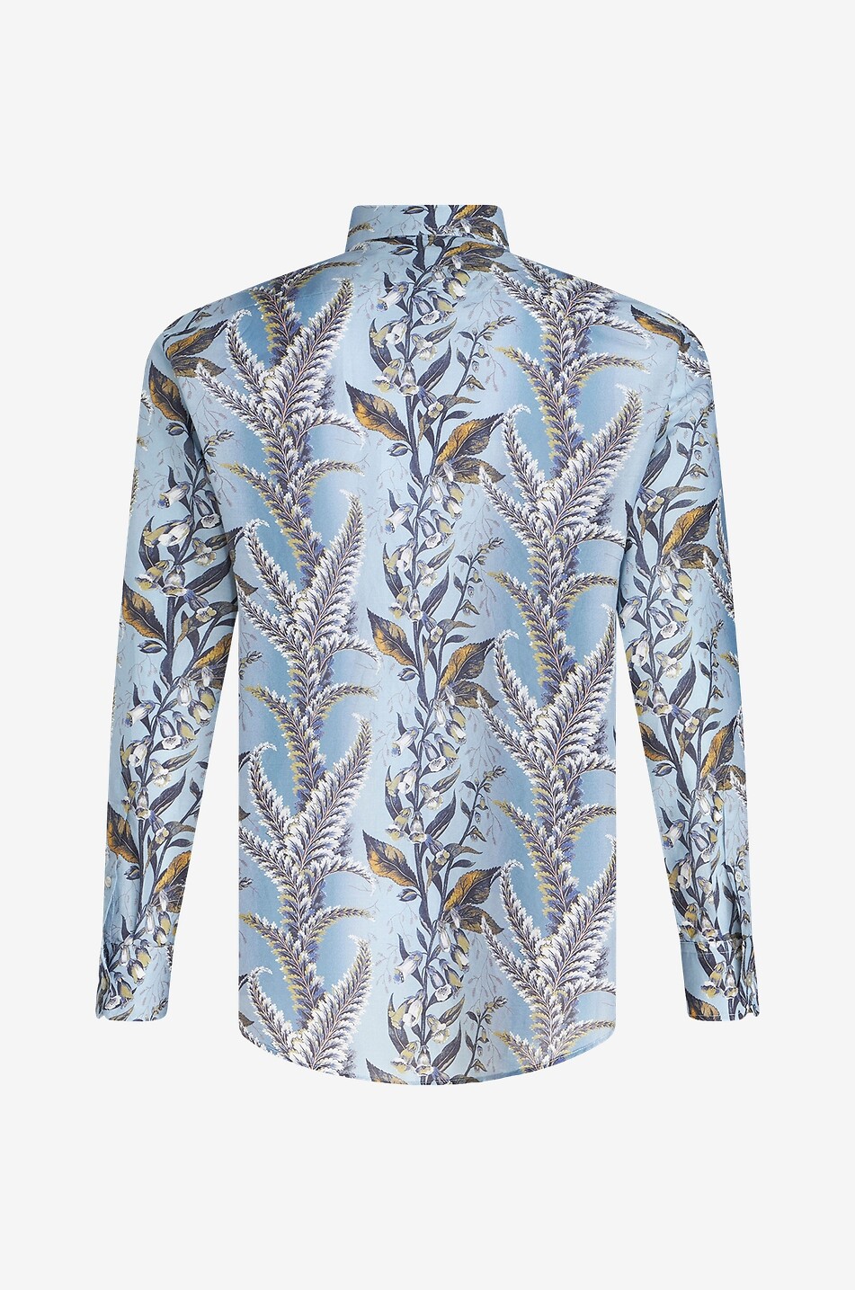ETRO Leichtes Baumwollhemd mit Farn- und Blütenprint Herren HELLBLAU 2