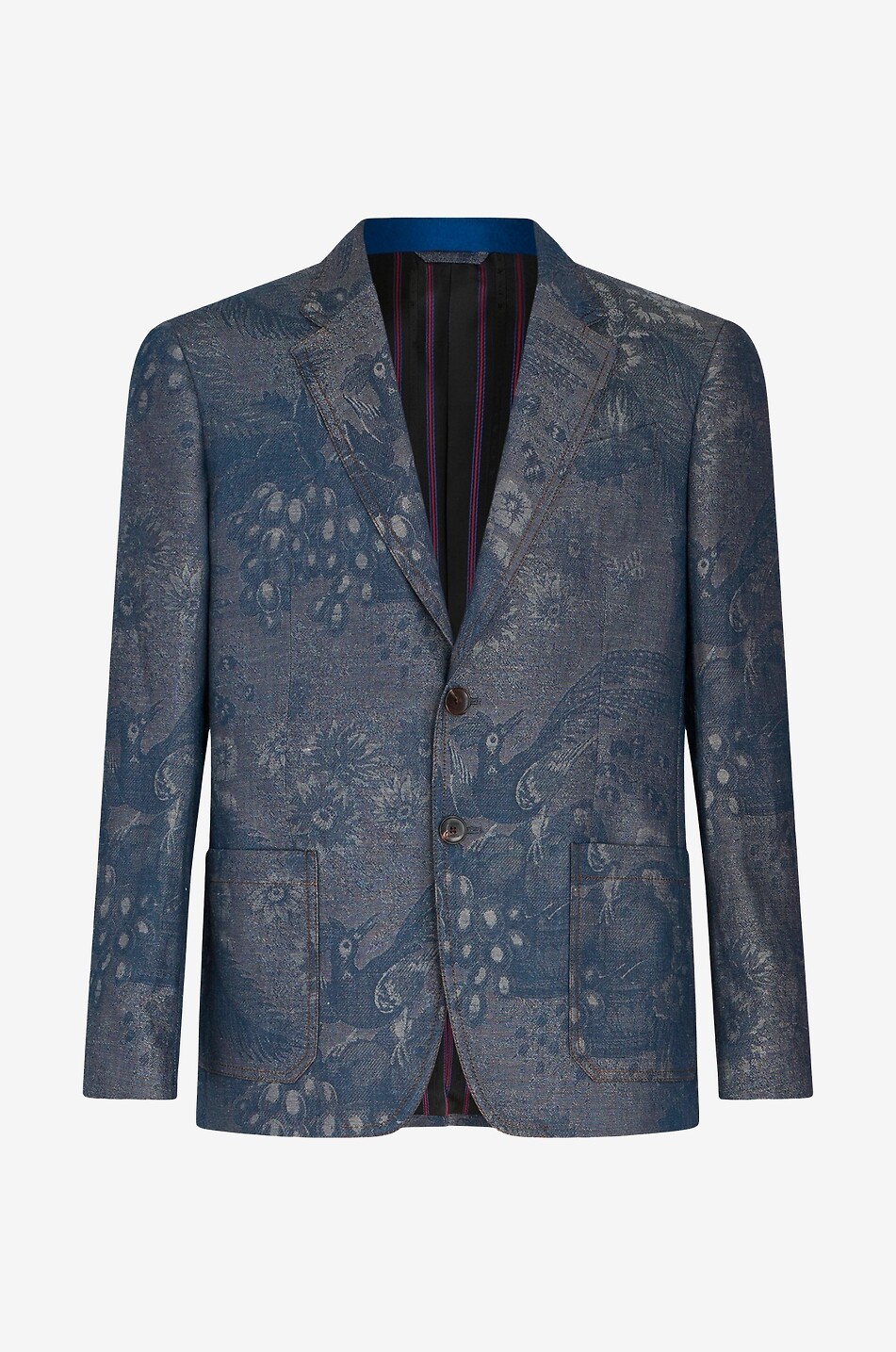 Still Life denim jacquard blazer
