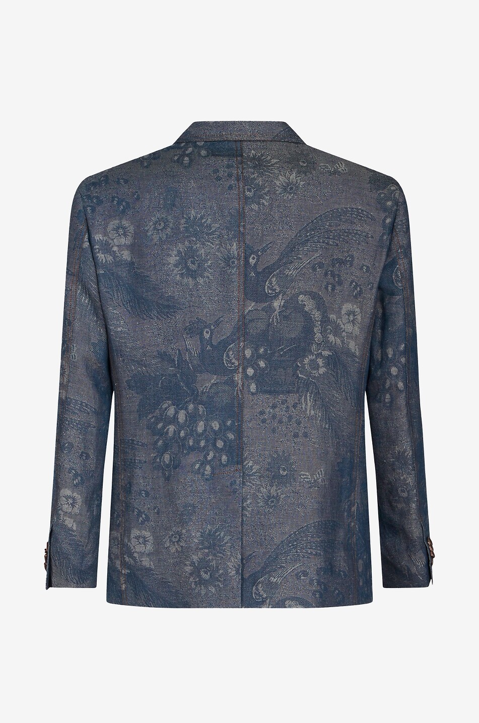 ETRO Blazer en jacquard de denim Still Life Homme BLEU MOYEN 2