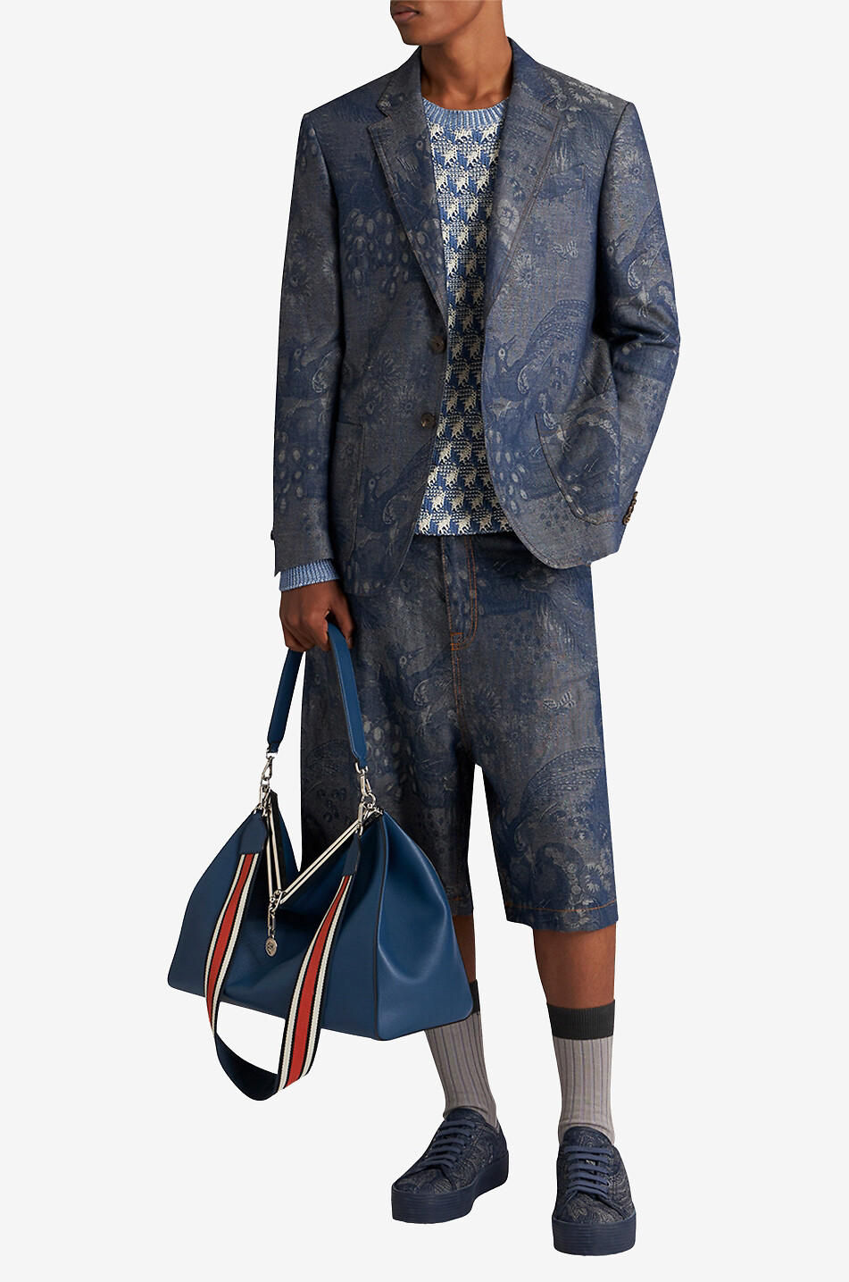 Blazer en jacquard de denim Still Life