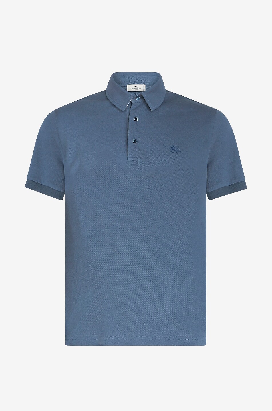 Pegaso polo shirt with Paisley printed collar