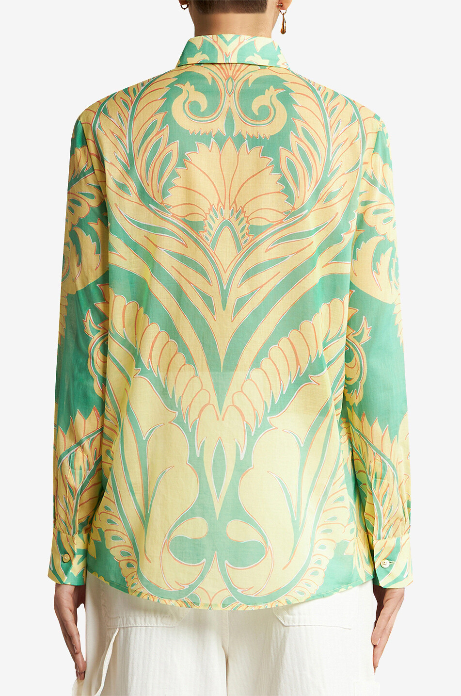ETRO Voile-Hemd mit Print Venus Damen GRÜN 5