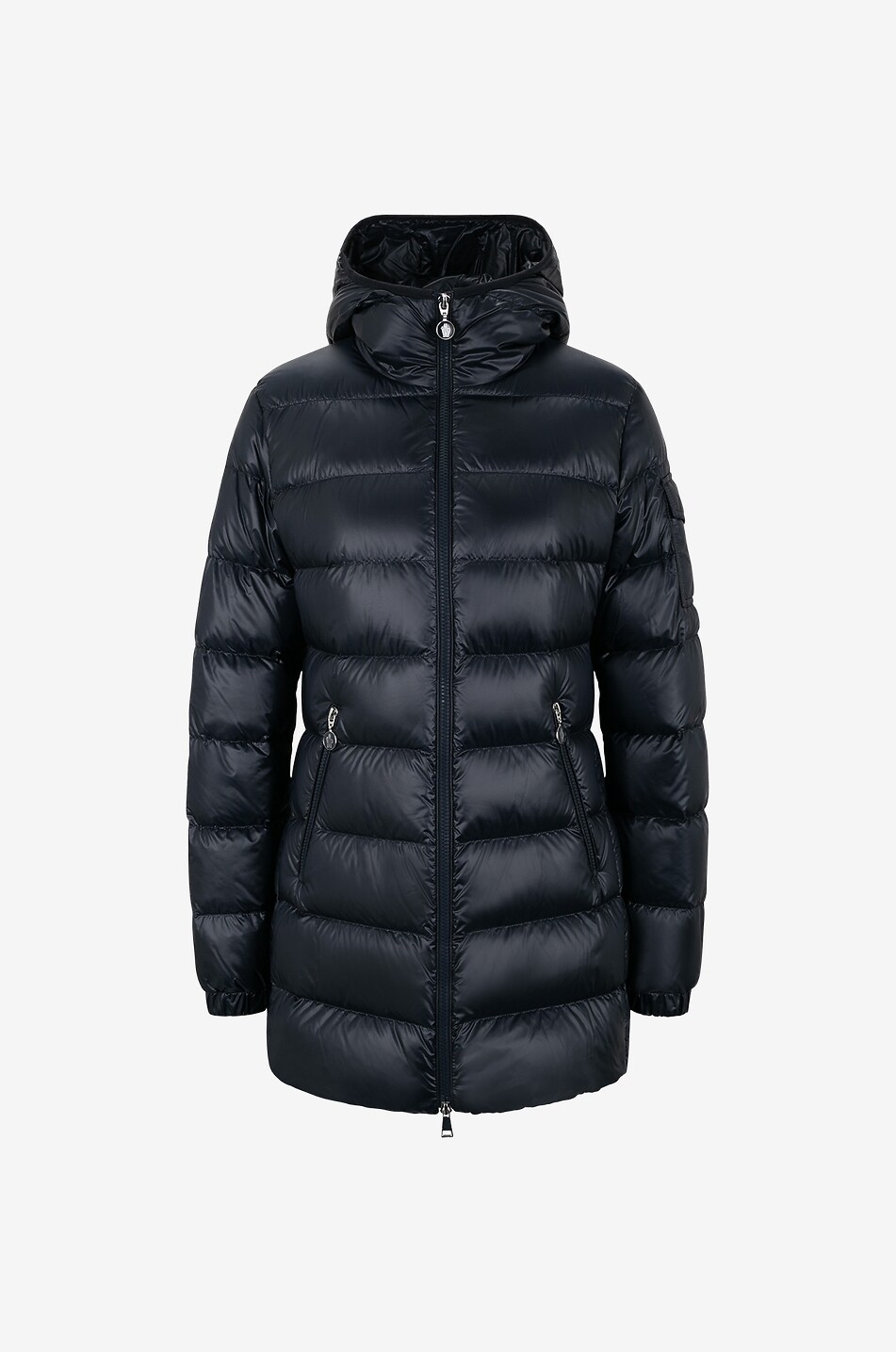 Glement hooded cinched down jacket