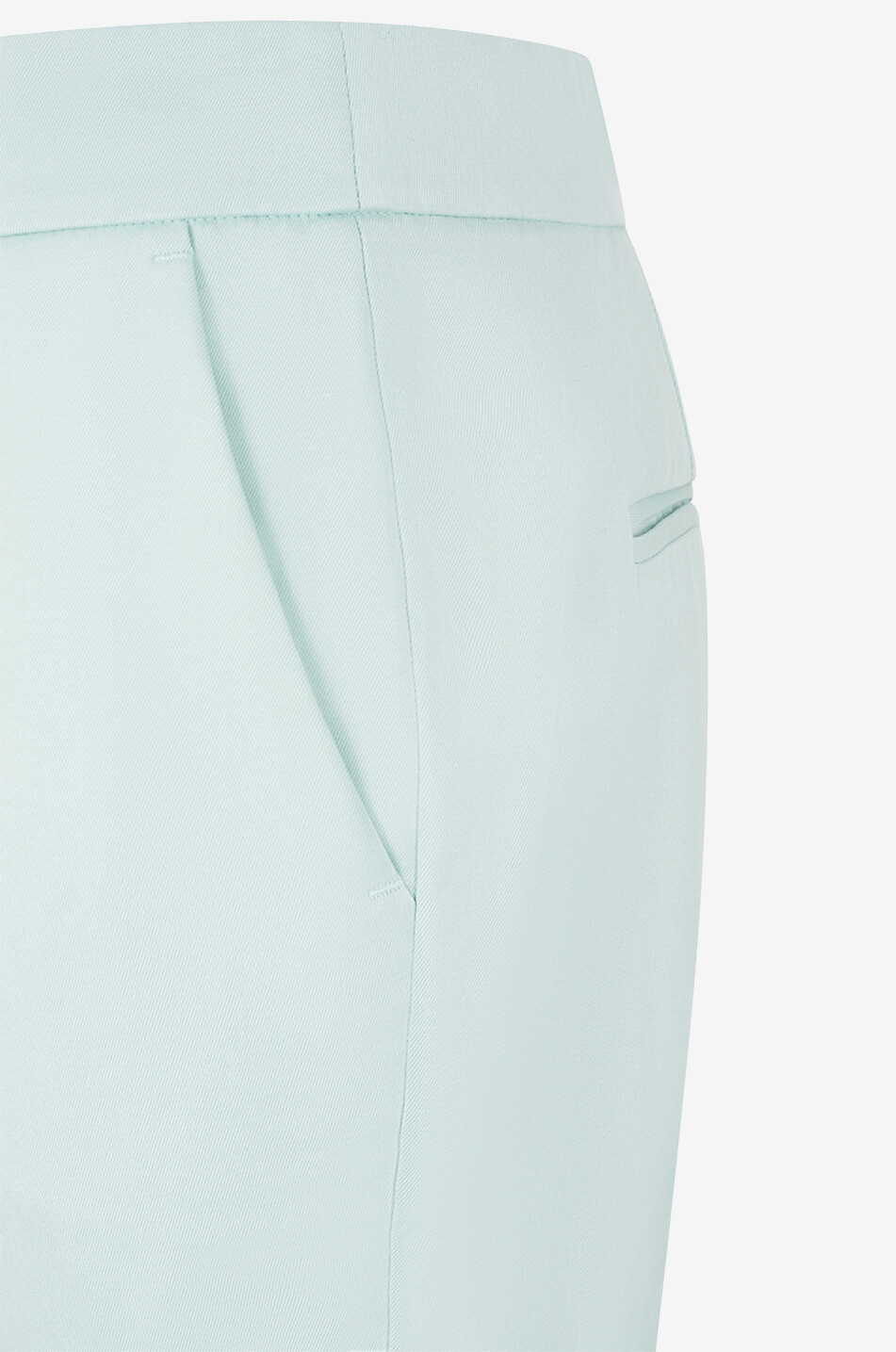 TWINSET Gabardine cigarette trousers Women LIGHT GREEN 3