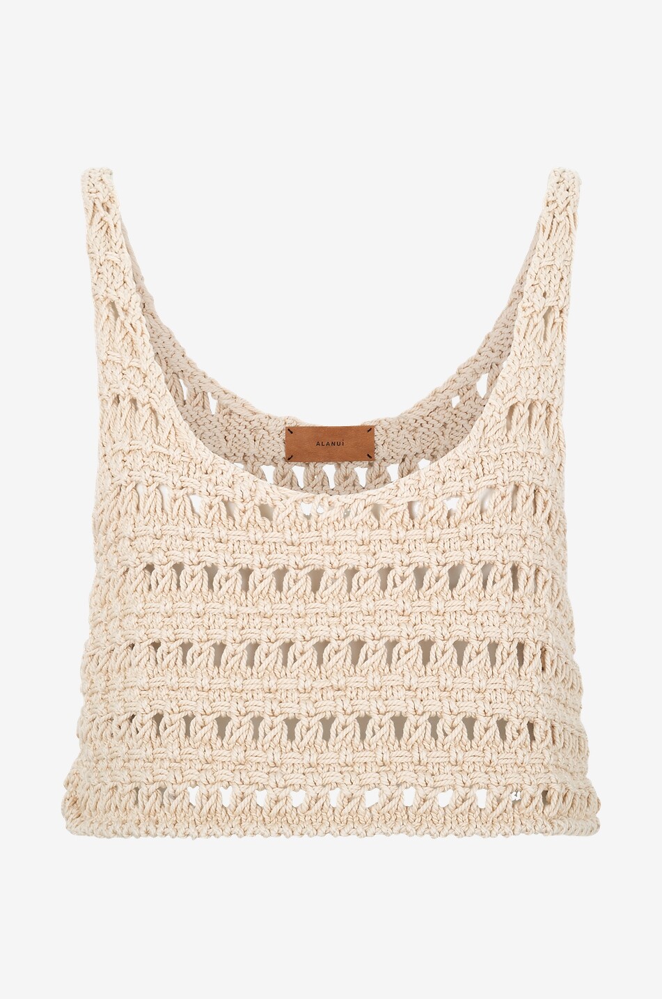 Bauchfreies Häkel-Trägertop A Love Letter To India