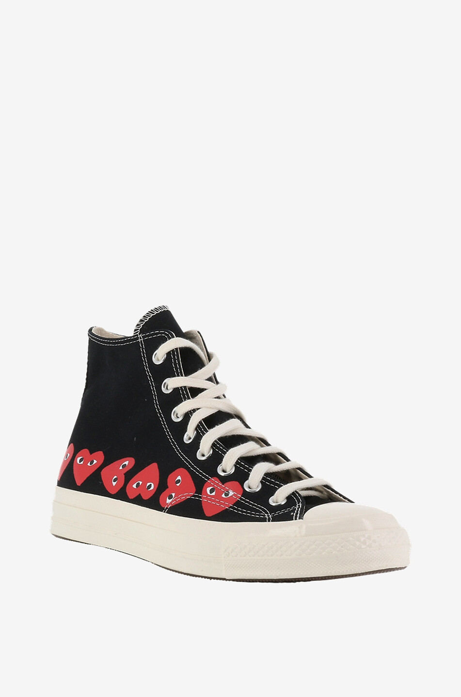 COMME DES GARCONS PLAY Chuck 70 CDG Hi high-top canvas sneakers Men BLACK 1