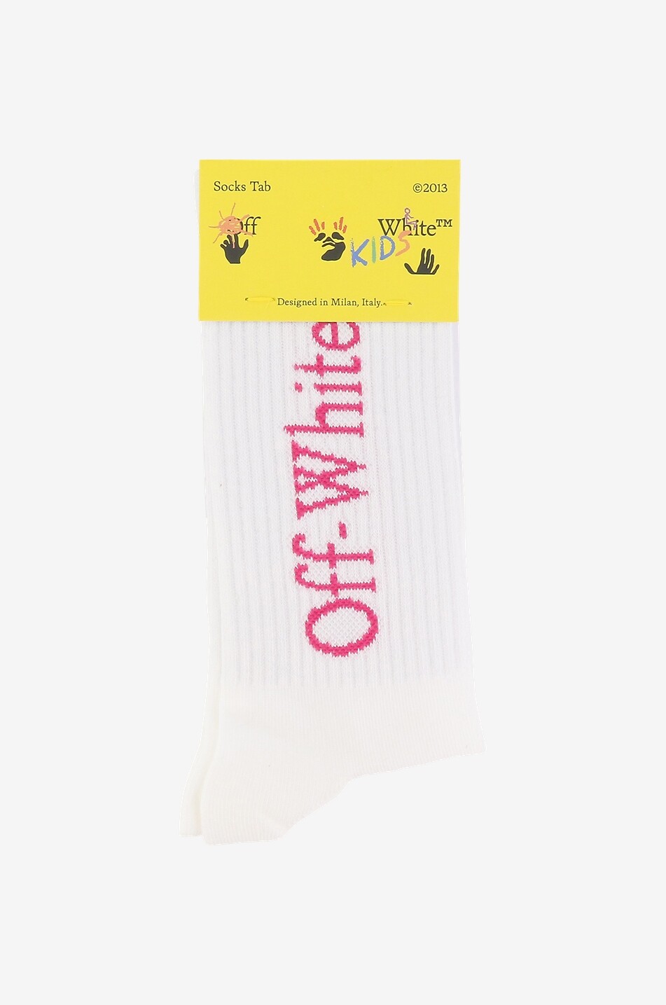 OFF WHITE Chaussettes fille en coton Bookish Fille MULTICOLORE 1
