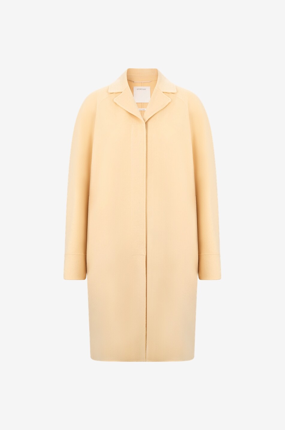 SPORTMAX Manteau trois-quarts en laine Fernet Femme Beige clair 1