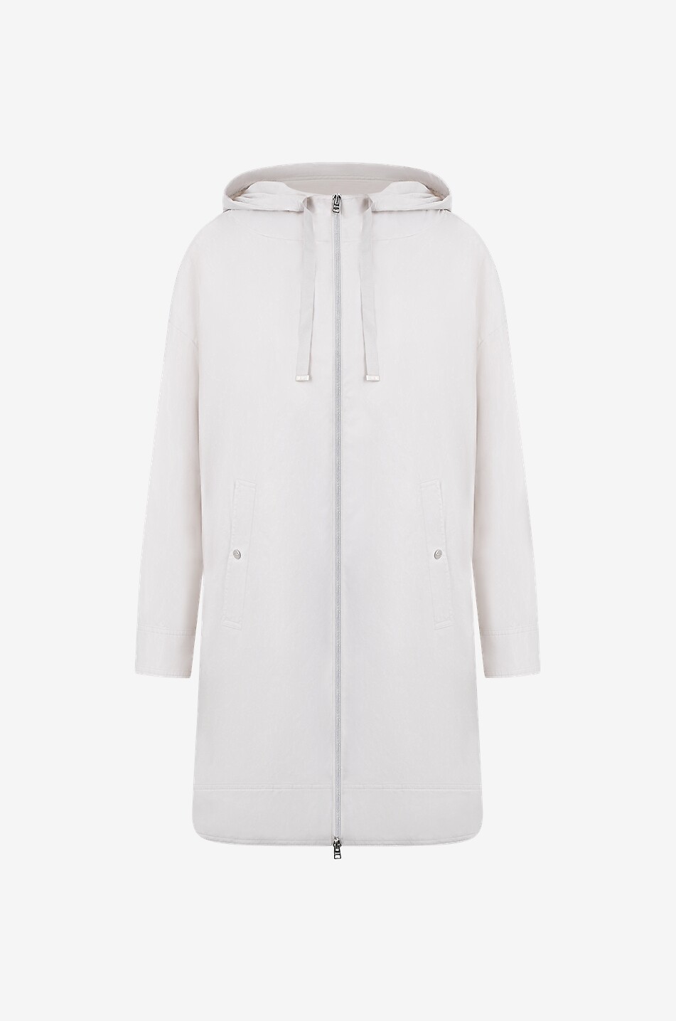Parka longue légère en nylon