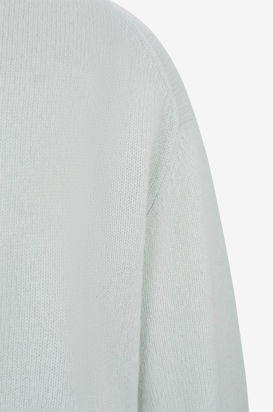 ALLUDE Kaschmirpullover mit V-Ausschnitt ohne Rippstrickbündchen Damen HELLGRÜN 3