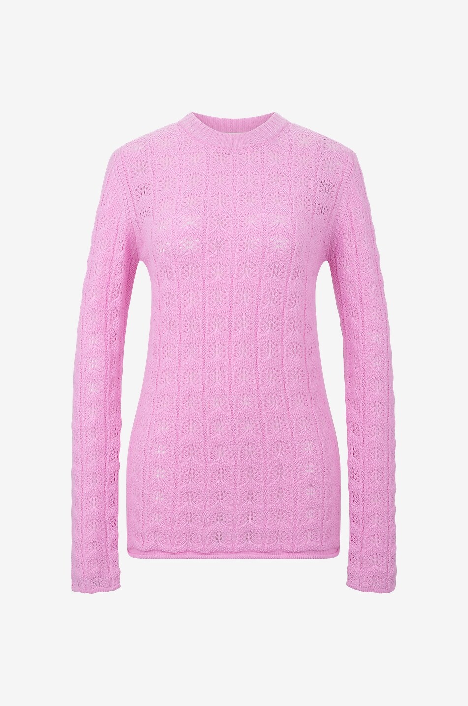 Pull ajouré en laine et cachemire Angio