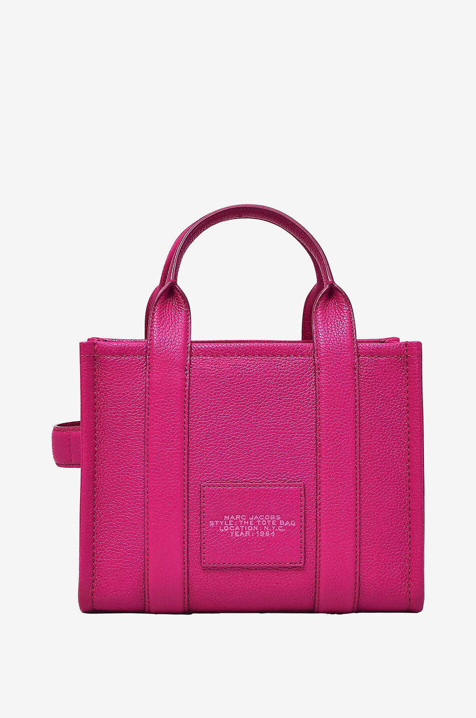 MARC JACOBS Sac cabas en cuir The Small Tote Bag Femme ROSE MOYEN 4