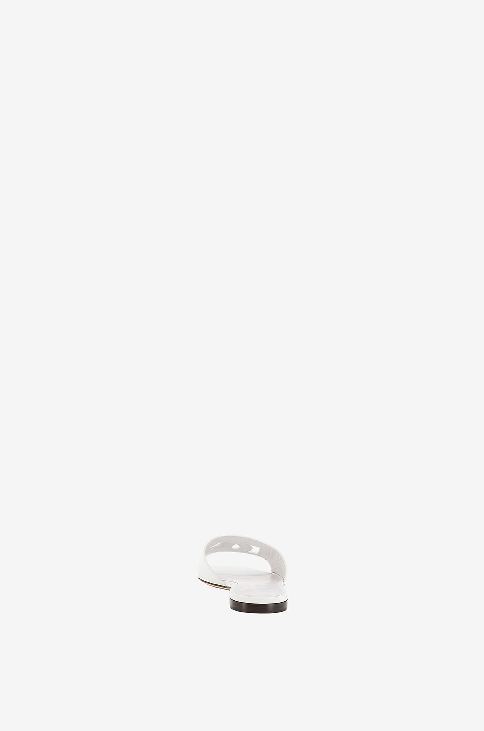 DOLCE & GABBANA DG Millenials Bianca 05 flat leather mules Women WHITE 4