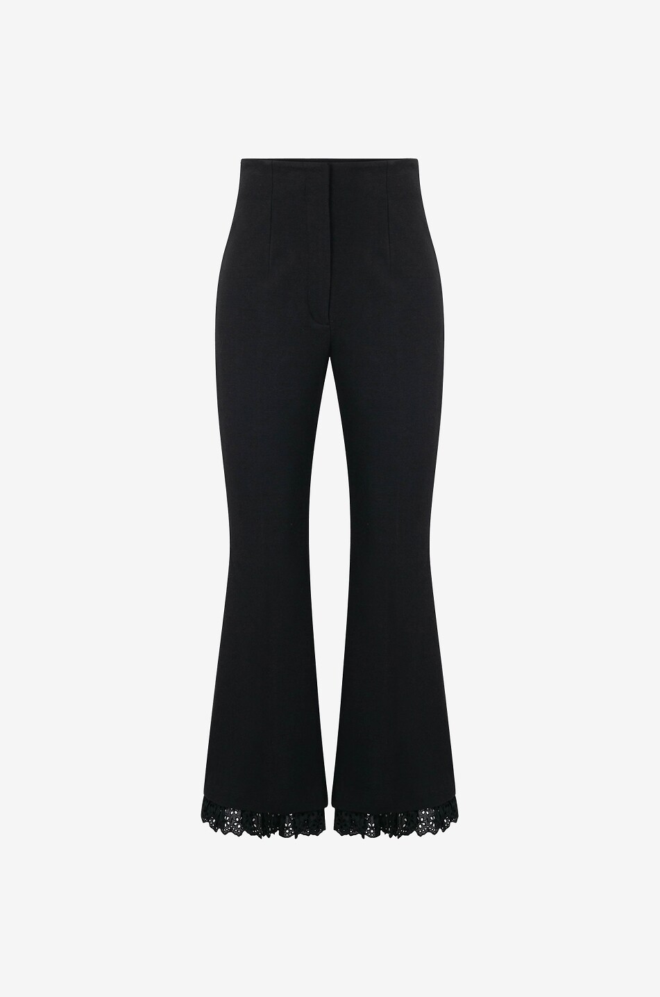 Ausgesstellte Hose mit Rüschen Ghiglia