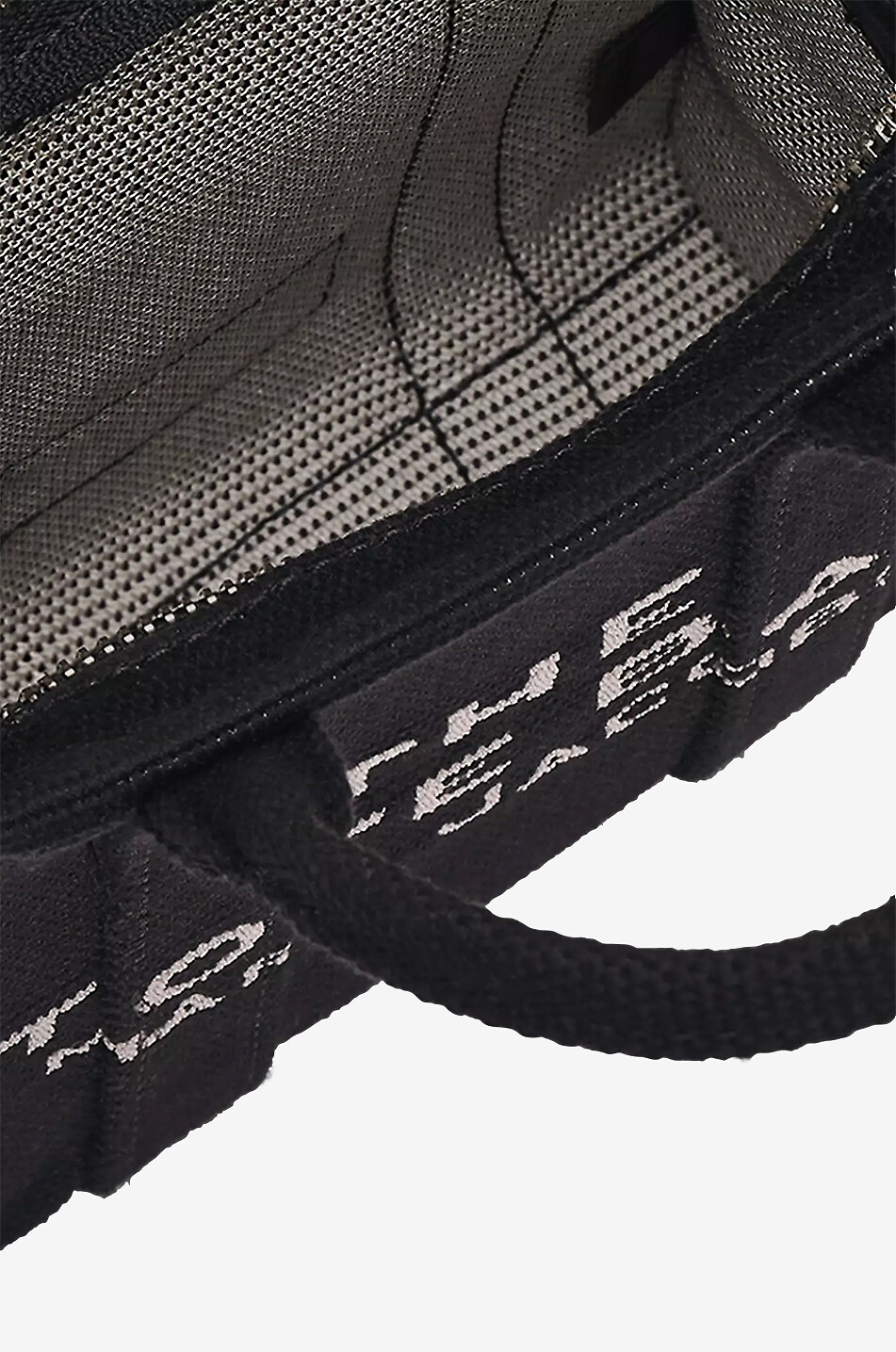 MARC JACOBS The Jacquard Mini Totebag canvas handbag Women BLACK 5