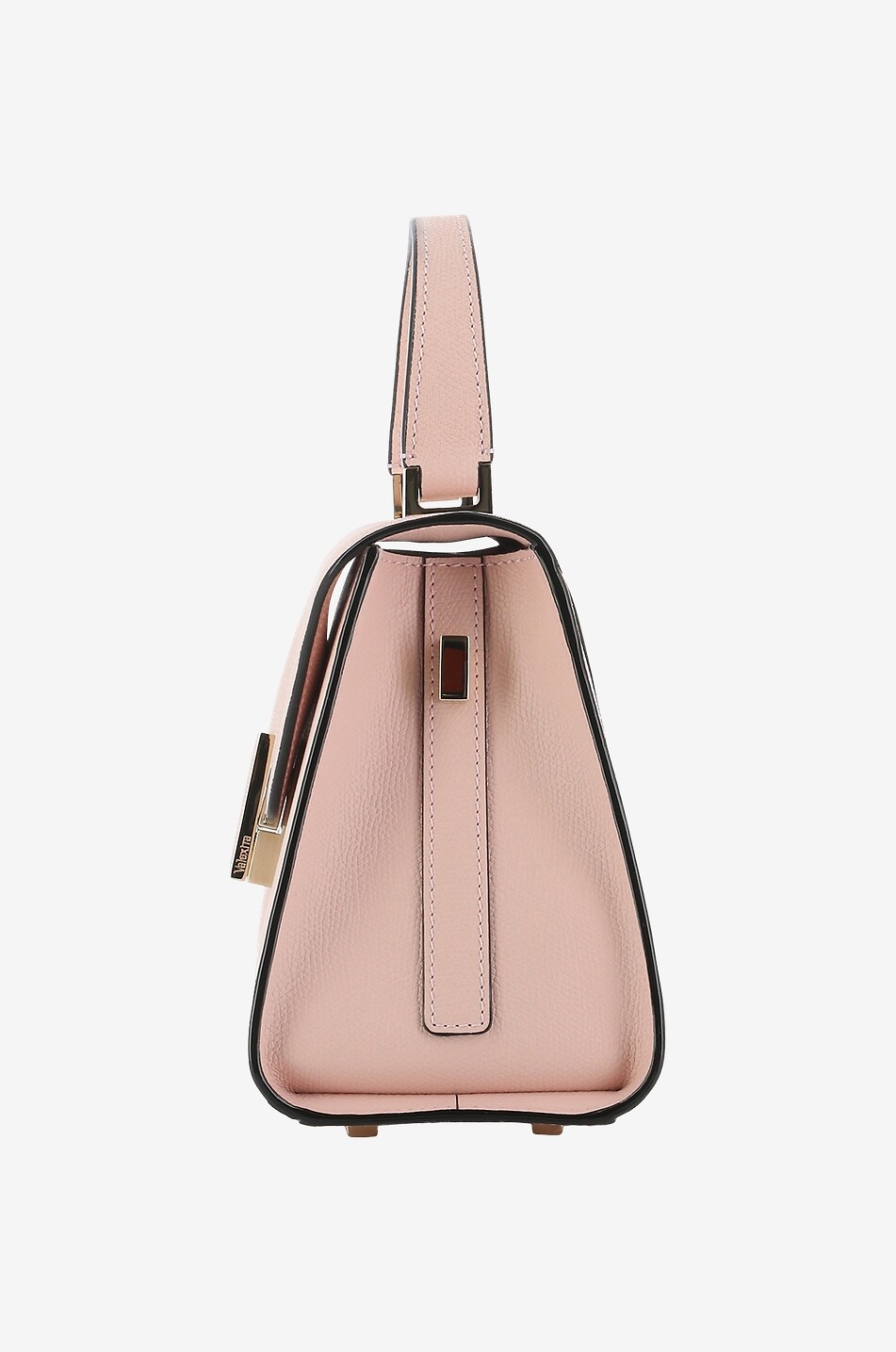 VALEXTRA Sac à main grainé Iside Mini Femme ROSE 4