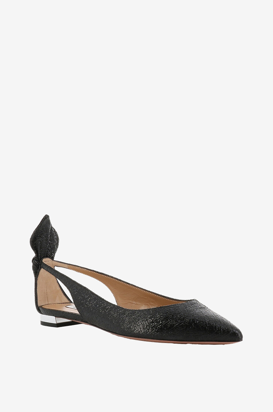 Bow Tie cracket effet ballet flats