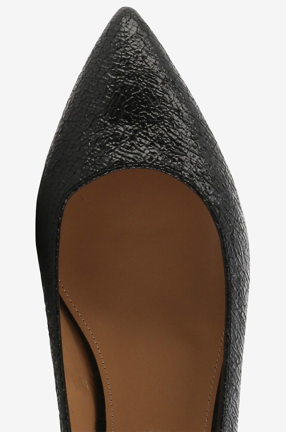 Ballerines effet craquelé Bow Tie