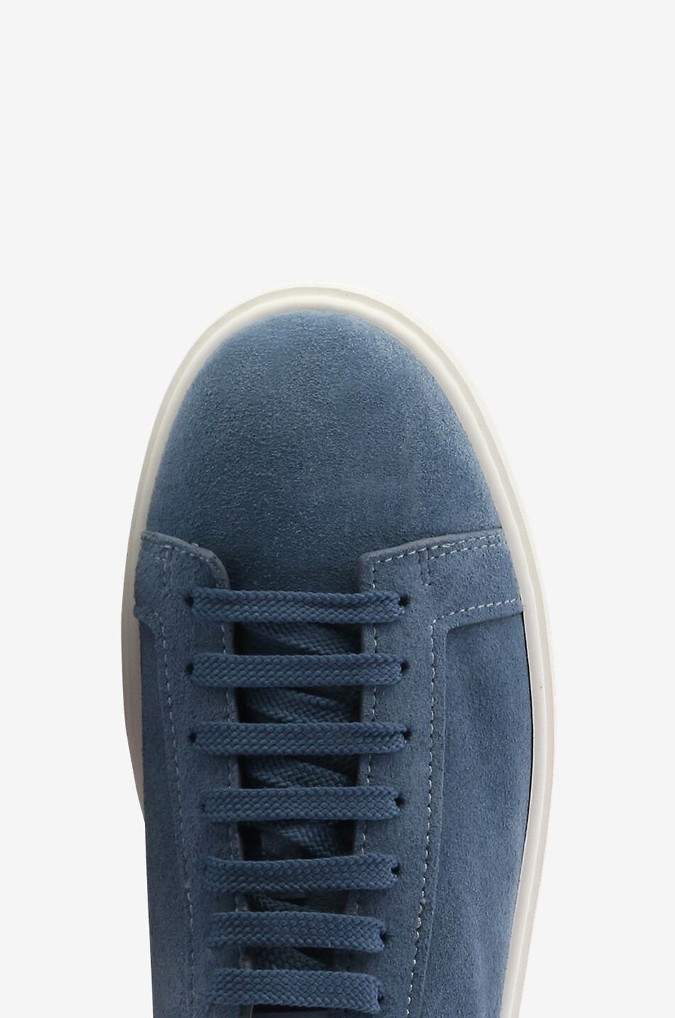 Suede lace-up low-top sneakers