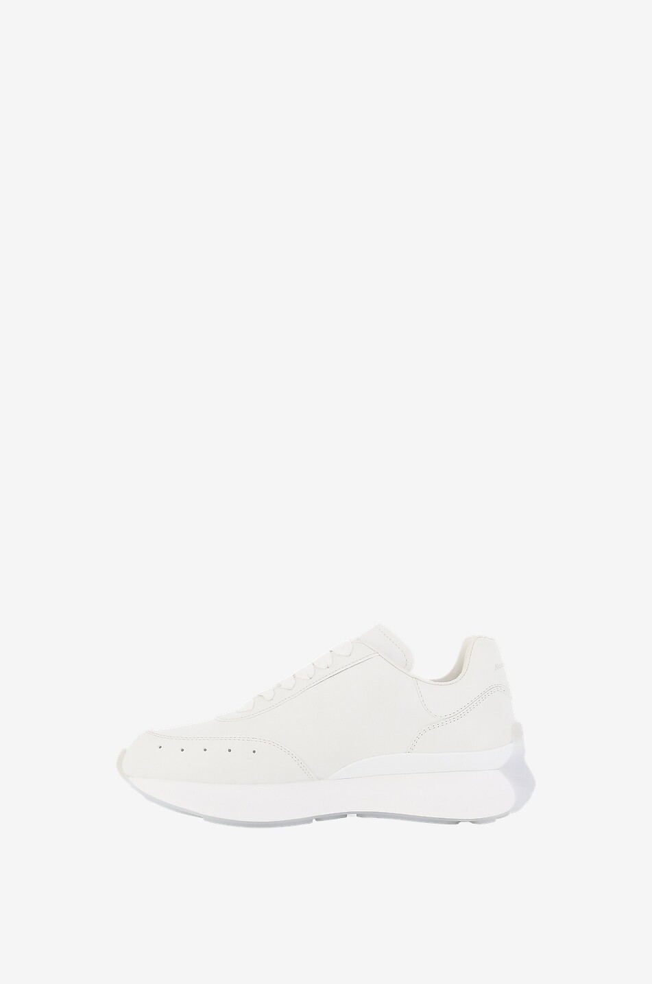 ALEXANDER McQUEEN Sprint Runner embroidered wedge sneakers Women WHITE 3