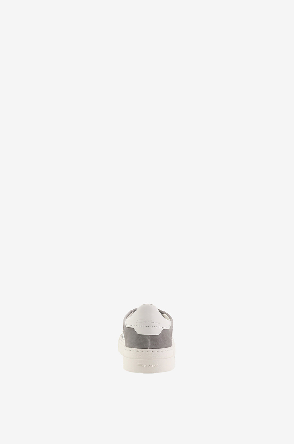 Niedrige Materialmix-Schnürsneakers Double Buckle