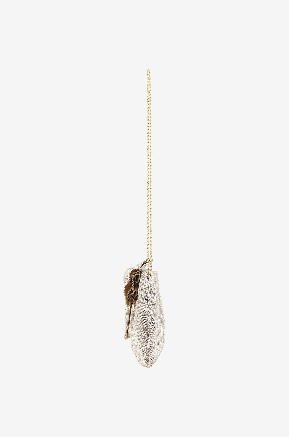 LOEFFLER RANDALL Lurex-Clutch mit Schleife Rayne Damen [akeneo-beigefonce] 4