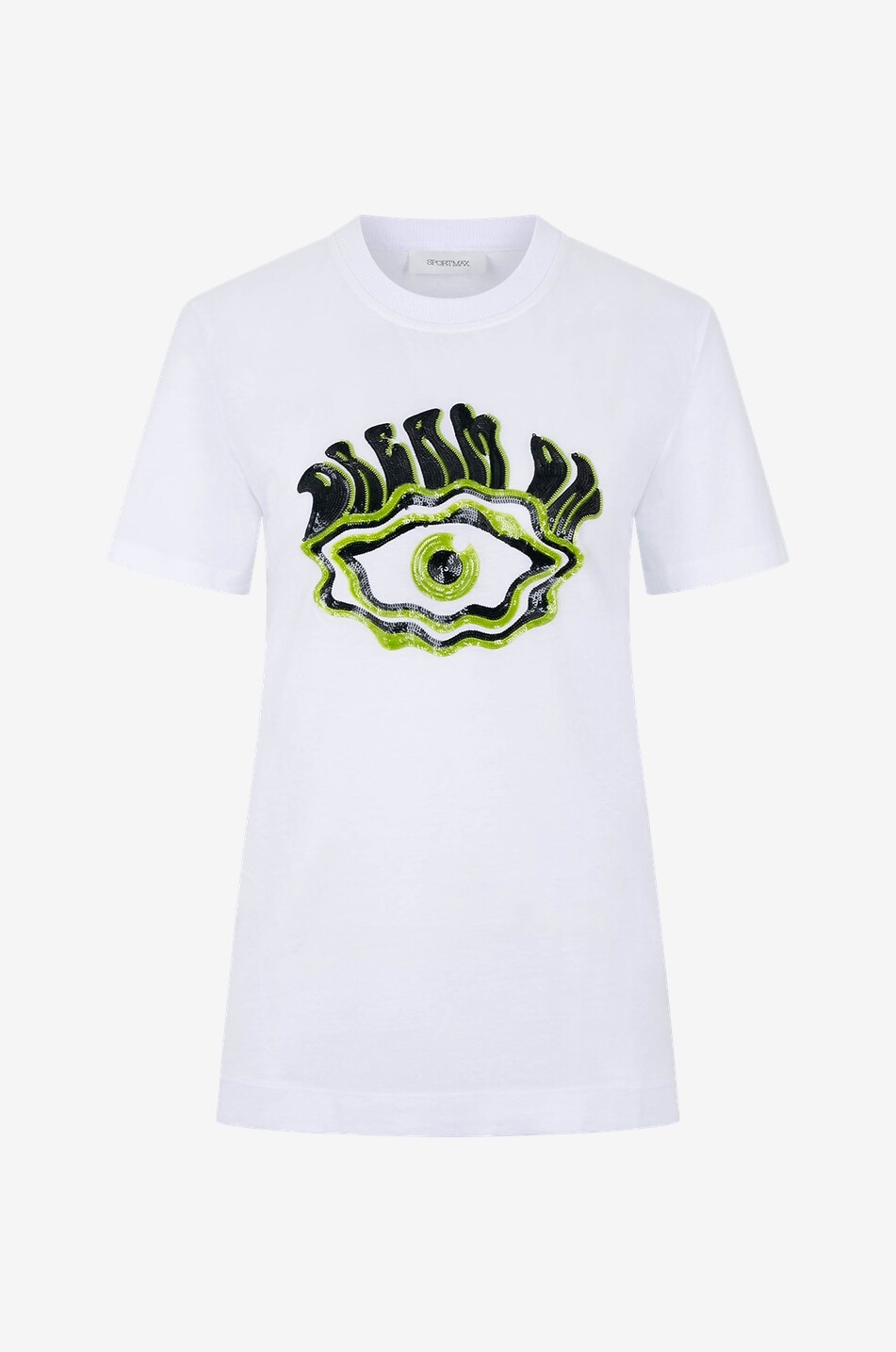 T-shirt à manches courtes brodé sequins Vallo