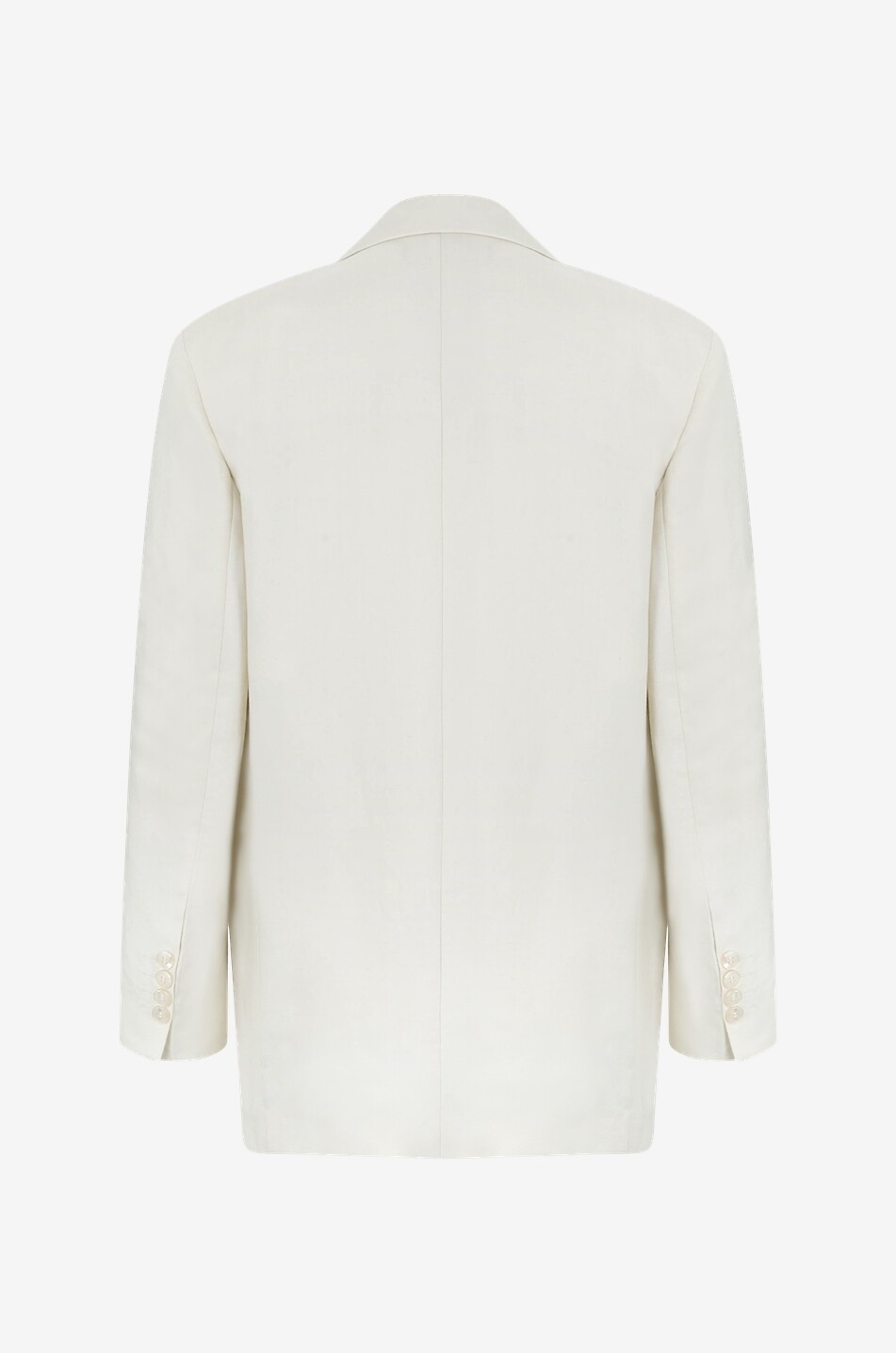 WEEKEND MAX MARA Gerader fliessender Blazer Papaile Damen WEISS 2