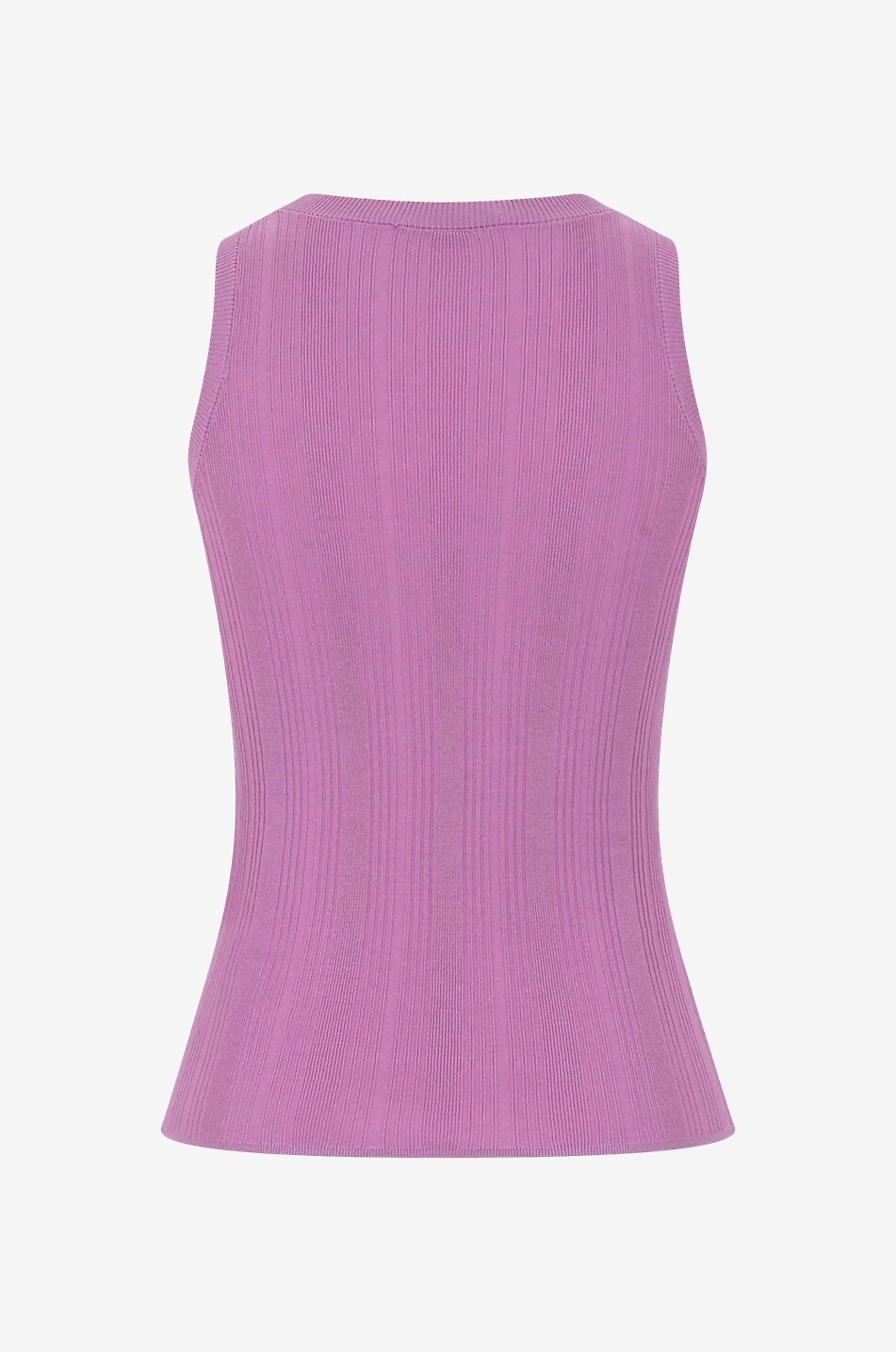 Ceylon fine rib knit tank top